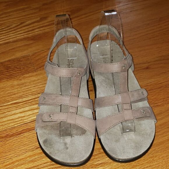 SAS Tan Leather Slingback Sandals - Picture 2 of 7